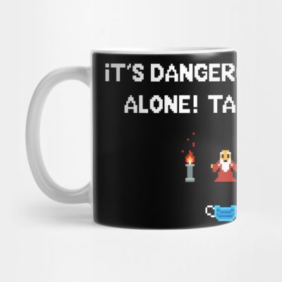 Its Dangerous To Go Alone Covid Edition Mug Official The Legend Of Zelda Merch