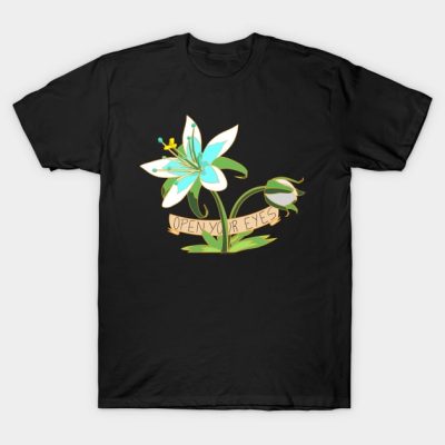 Zelda Open Your Eyes Flower T-Shirt Official The Legend Of Zelda Merch