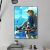 Game L Legend Z Zelda Kingdom POSTER Canvas HD Print Personalized Wall Art Custom Painting Small 1 - Legend Of Zelda Shop