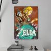 Game L Legend Z Zelda Kingdom POSTER Canvas HD Print Personalized Wall Art Custom Painting Small 4 - Legend Of Zelda Shop