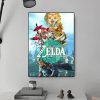 Game L Legend Z Zelda Kingdom POSTER Canvas HD Print Personalized Wall Art Custom Painting Small 6 - Legend Of Zelda Shop