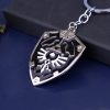 Game The Legends of Zeldas Enamel Skyward Sword Keychain Weapon Shield Cosplay for Women Men Souvenirs 2 - Legend Of Zelda Shop