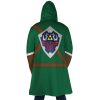 Link The Legend of Zelda Hooded Cloak Coat BACK Mockup - Legend Of Zelda Shop