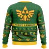 Merry Linkmas Legend of Zelda PC Ugly Christmas Sweater back mockup - Legend Of Zelda Shop