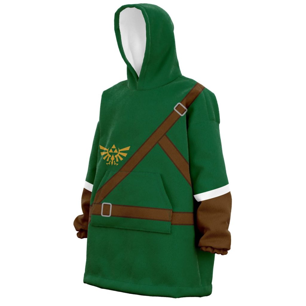 Oodie Oversized Blanket Hoodie front left 31 - Legend Of Zelda Shop