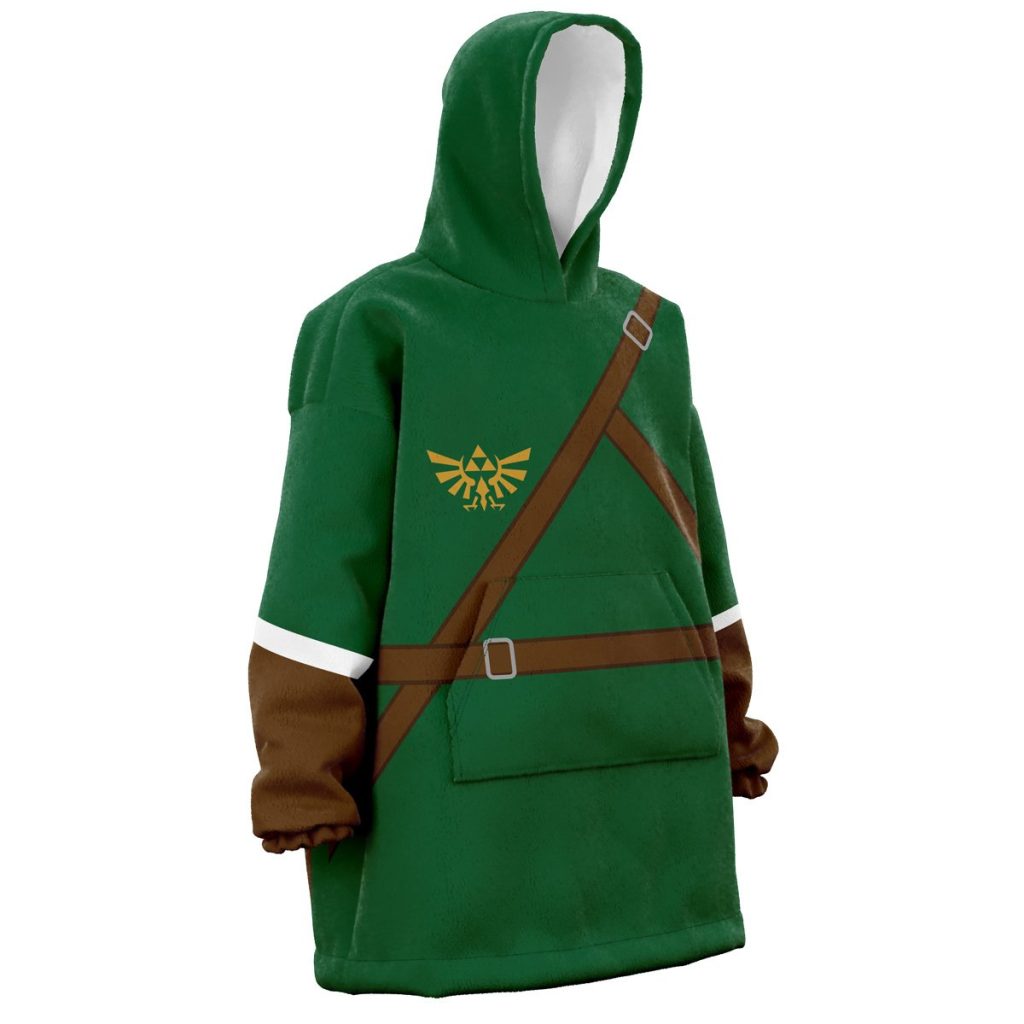 Oodie Oversized Blanket Hoodie front right 31 - Legend Of Zelda Shop