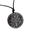 The Legend of Zeldas Breath of the Wild Choker Necklace for Men Women Vintage Sheikah Eye 5 - Legend Of Zelda Shop