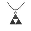 The Legend of Zeldas Pendant Necklace for Men Women Vintage Triforce Triangle Amulet Choker Necklace Cosplay 2 - Legend Of Zelda Shop