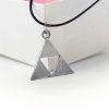 The Legend of Zeldas Pendant Necklace for Men Women Vintage Triforce Triangle Amulet Choker Necklace Cosplay 4 - Legend Of Zelda Shop