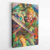 Trippy Link Legend of Zelda Portrait CPW hanging - Legend Of Zelda Shop