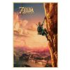 link climbing poster - Legend Of Zelda Shop