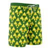 triforce Hawaiian Swim Trunks Board Shorts side Knot - Legend Of Zelda Shop