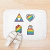 Gay Pride Hylian Pack Of 4 Bath Mat Official The Legend Of Zelda Merch