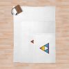 Gay Pride Triforce Art Throw Blanket Official The Legend Of Zelda Merch