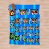 Megaman 2 Level Screen Throw Blanket Official The Legend Of Zelda Merch