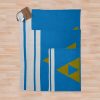 Triforce With Blue And White Throw Blanket Official The Legend Of Zelda Merch