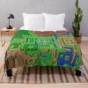 Lttp: World Map Throw Blanket Official The Legend Of Zelda Merch