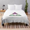 Queer Pride Triforce Throw Blanket Official The Legend Of Zelda Merch