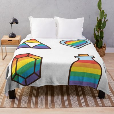 Gay Pride Hylian Pack Of 4 Throw Blanket Official The Legend Of Zelda Merch