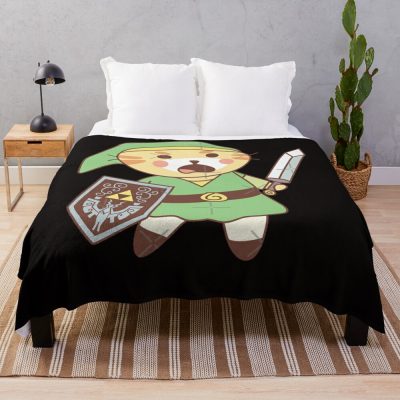 Hylian Cat Throw Blanket Official The Legend Of Zelda Merch