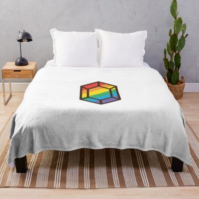 Gay Pride Rupee Throw Blanket Official The Legend Of Zelda Merch