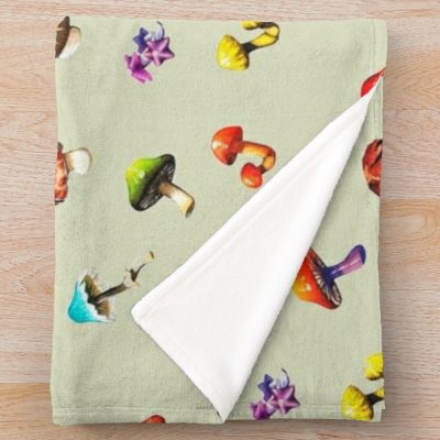 Botw Mushrooms Throw Blanket Official The Legend Of Zelda Merch