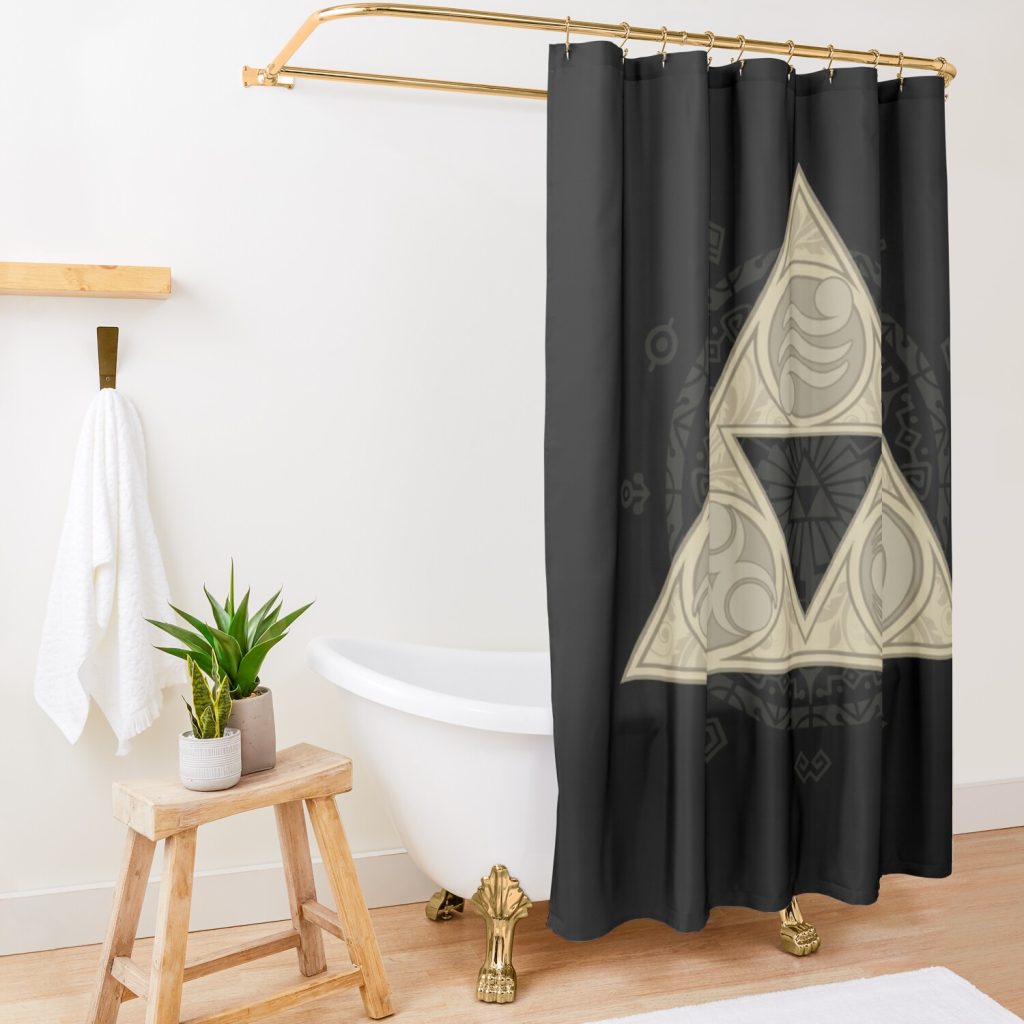 Balance Shower Curtain Official The Legend Of Zelda Merch