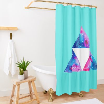 Galaxy Triforce Shower Curtain Official The Legend Of Zelda Merch