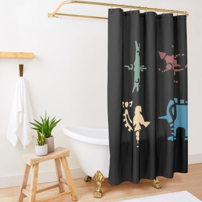 Divine Beasts Shower Curtain Official The Legend Of Zelda Merch