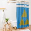 Triforce With Blue And White Shower Curtain Official The Legend Of Zelda Merch