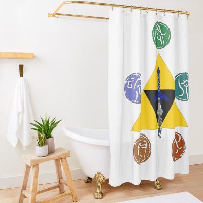 Tears Of A Kingdom Shower Curtain Official The Legend Of Zelda Merch