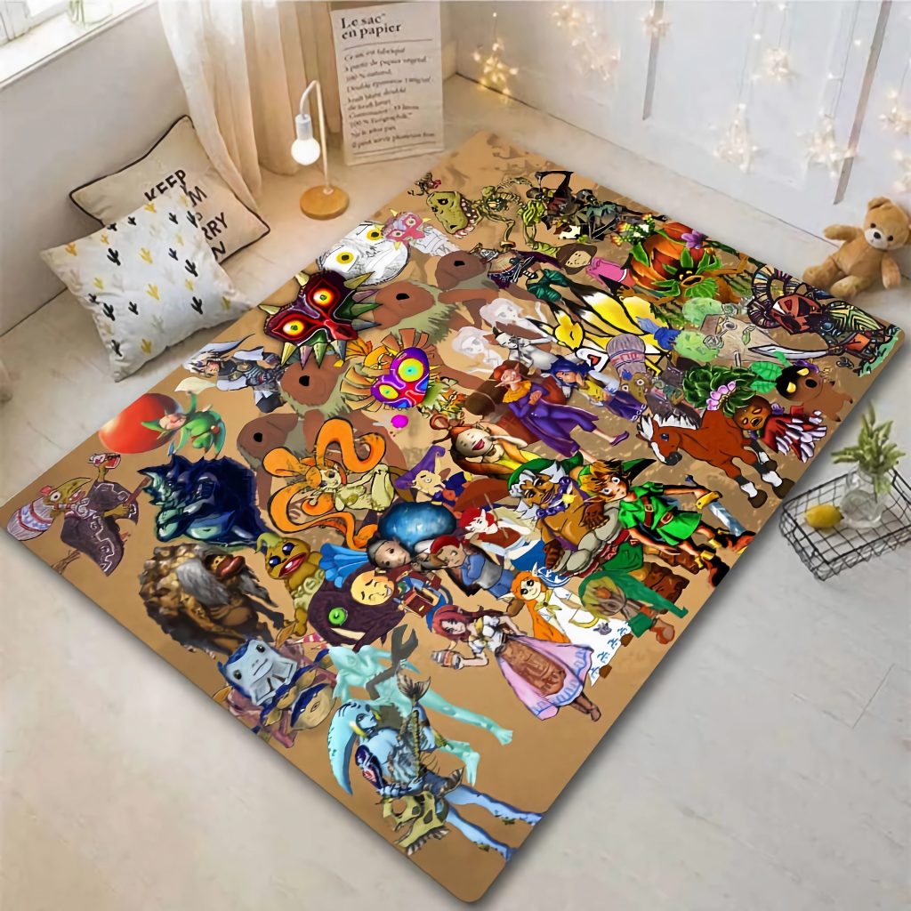 zelda characters rug scaled - Legend Of Zelda Shop