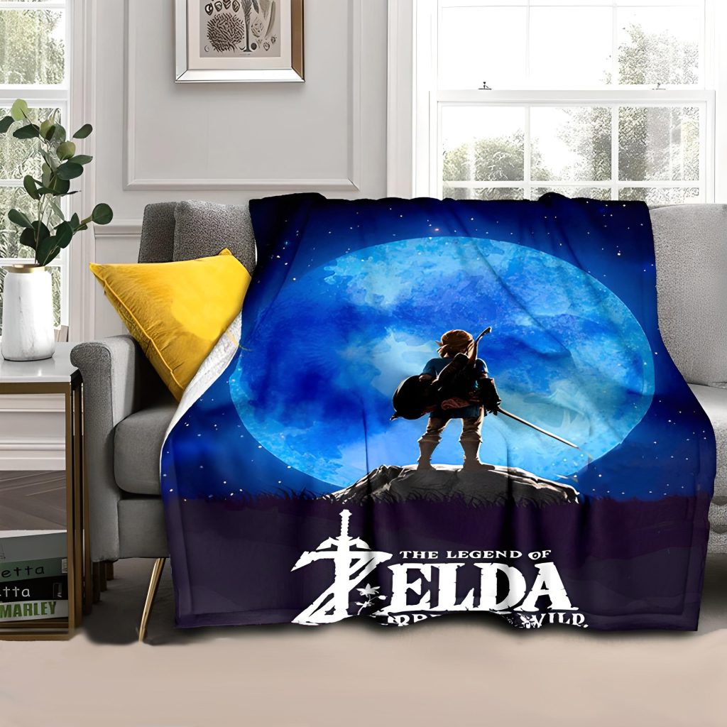 zelda landscape night blanket 2 - Legend Of Zelda Shop