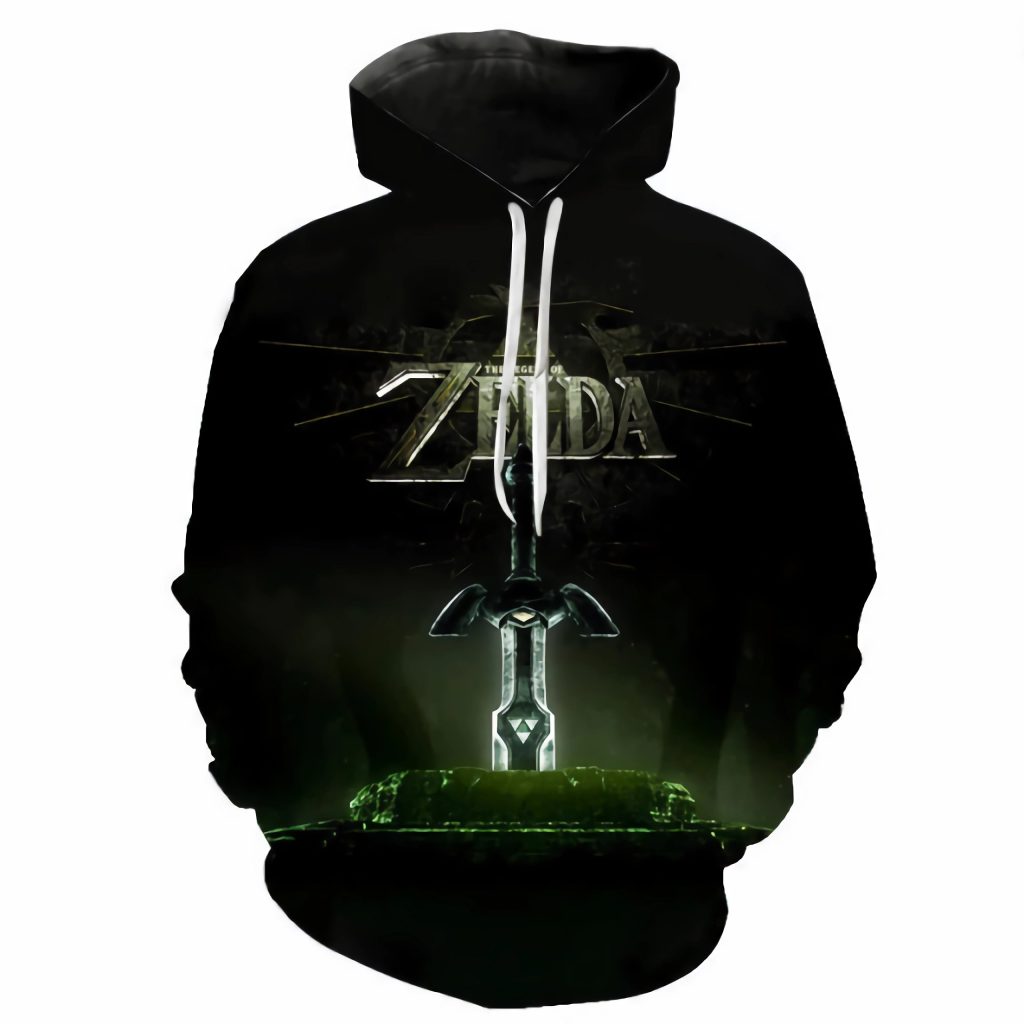 Legend of zelda green sword hoodie - Legend Of Zelda Shop