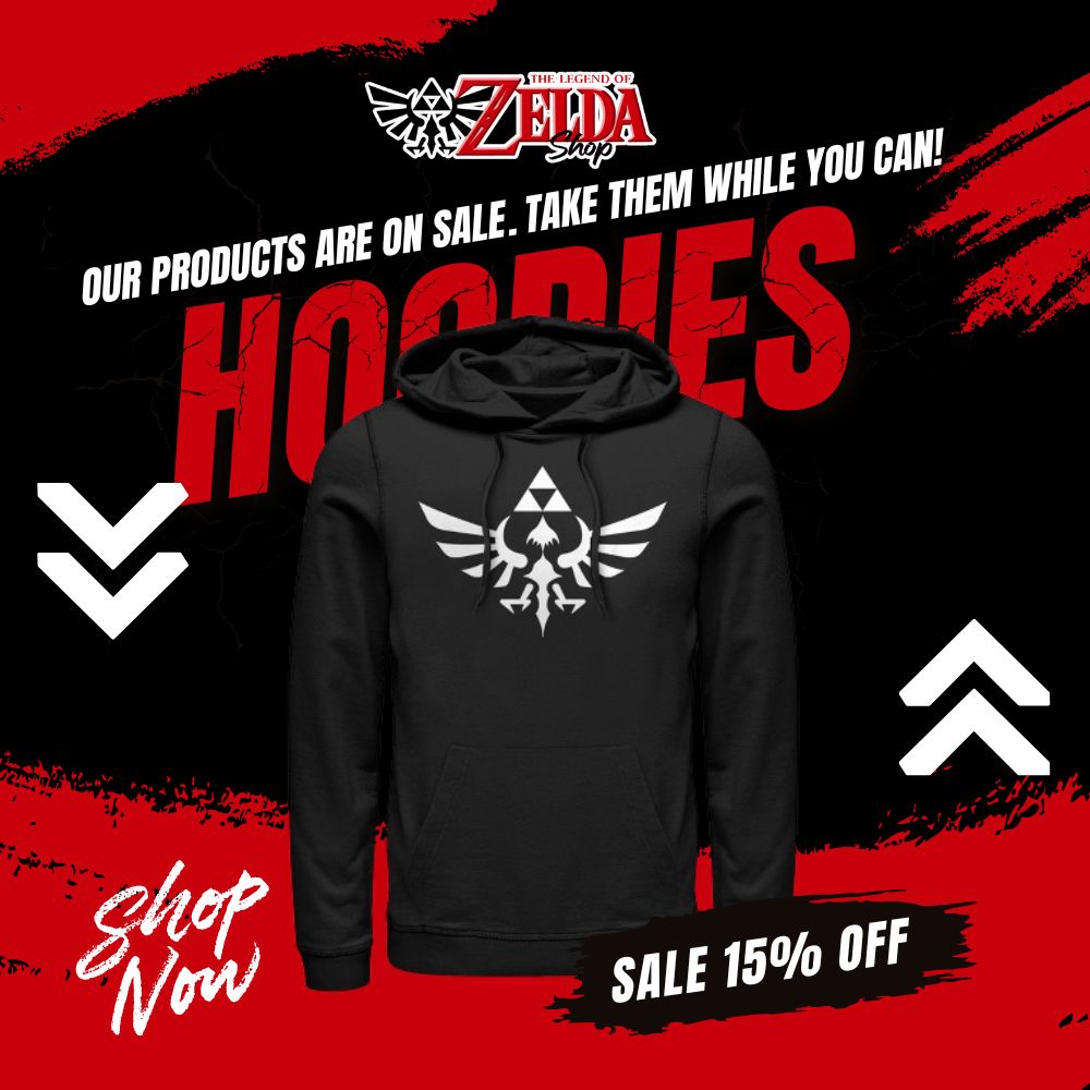 The Legend of Zelda Shop Hoodie Collection