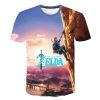 link climbing BOTW t shirt - Legend Of Zelda Shop