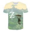 link paraglider BOTW t shirt - Legend Of Zelda Shop