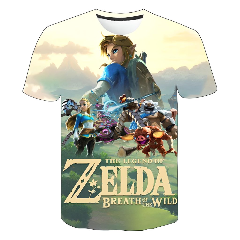 zelda characters BOTW t shirt - Legend Of Zelda Shop