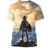 zelda hyrule landscape t shirt 1 - Legend Of Zelda Shop