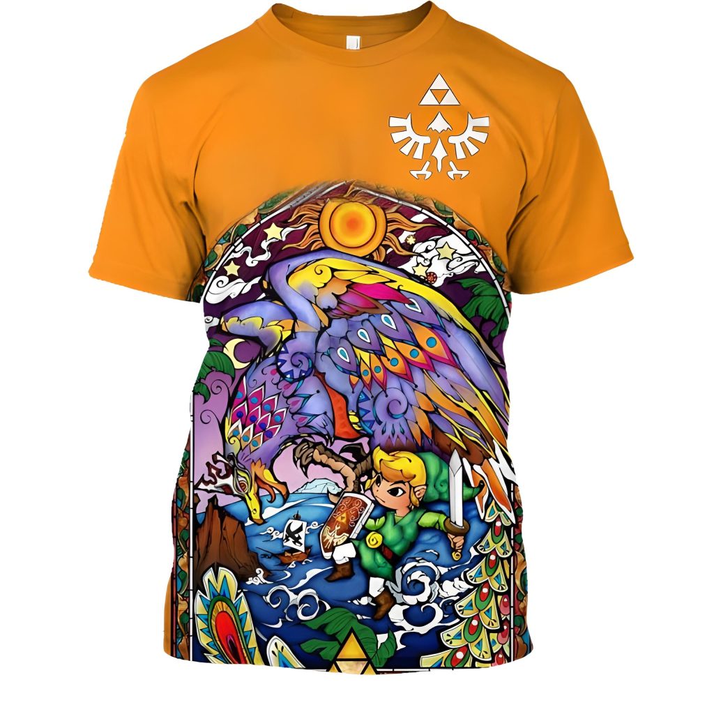 zelda orange cartoon t shirt - Legend Of Zelda Shop