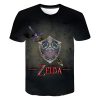 zelda sword and shield vintage t shirt - Legend Of Zelda Shop