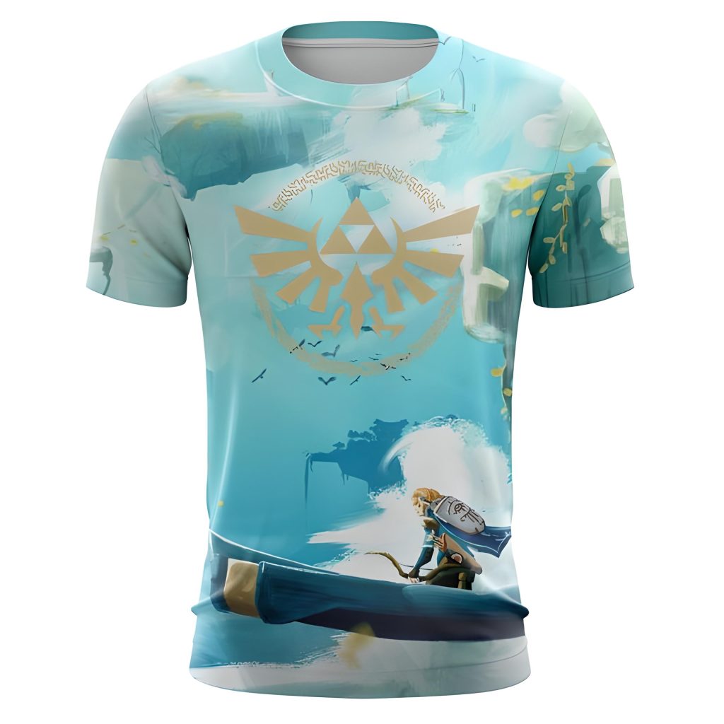 zelda totk landscape t shirt - Legend Of Zelda Shop