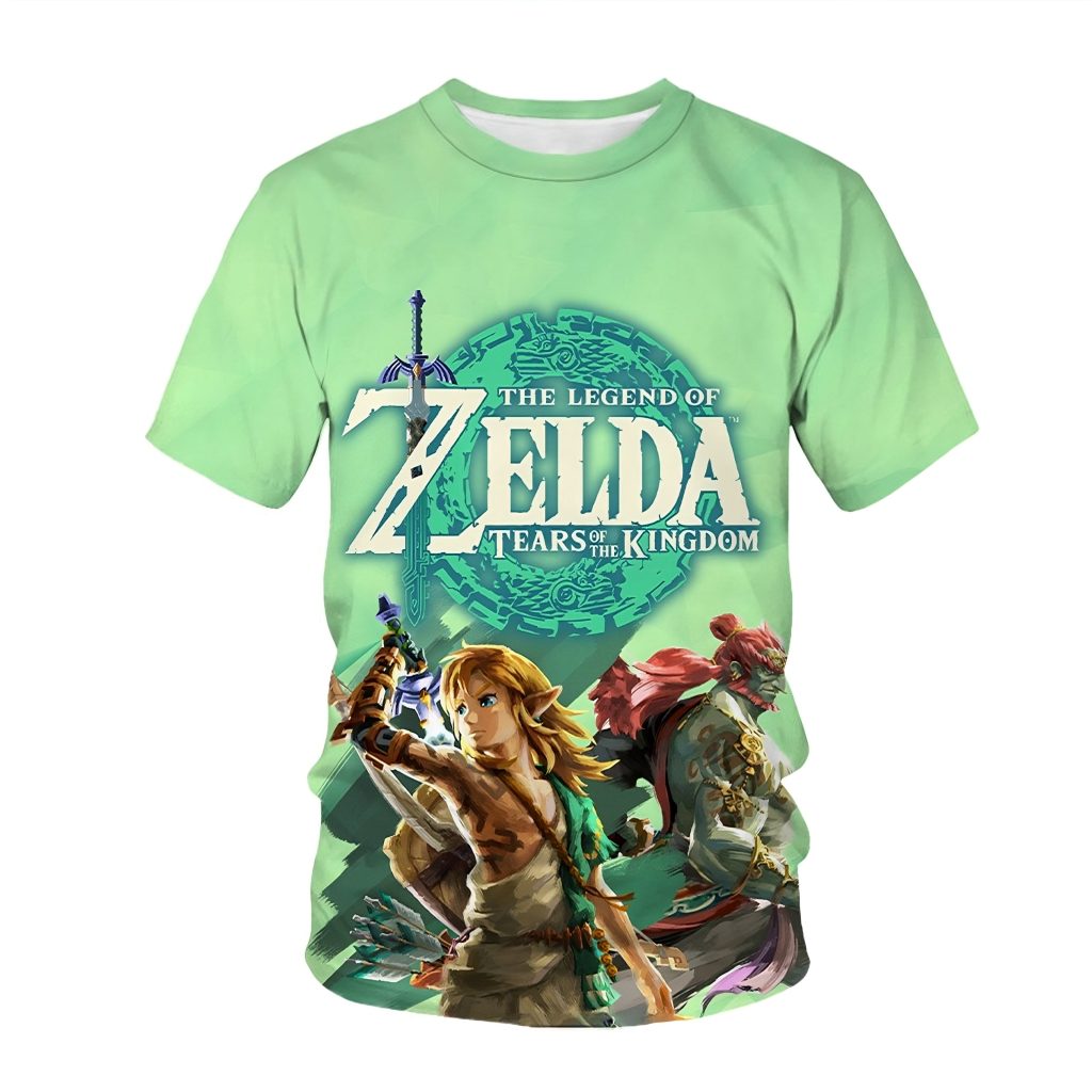 zelda totk link and ganondorf t shirt scaled - Legend Of Zelda Shop