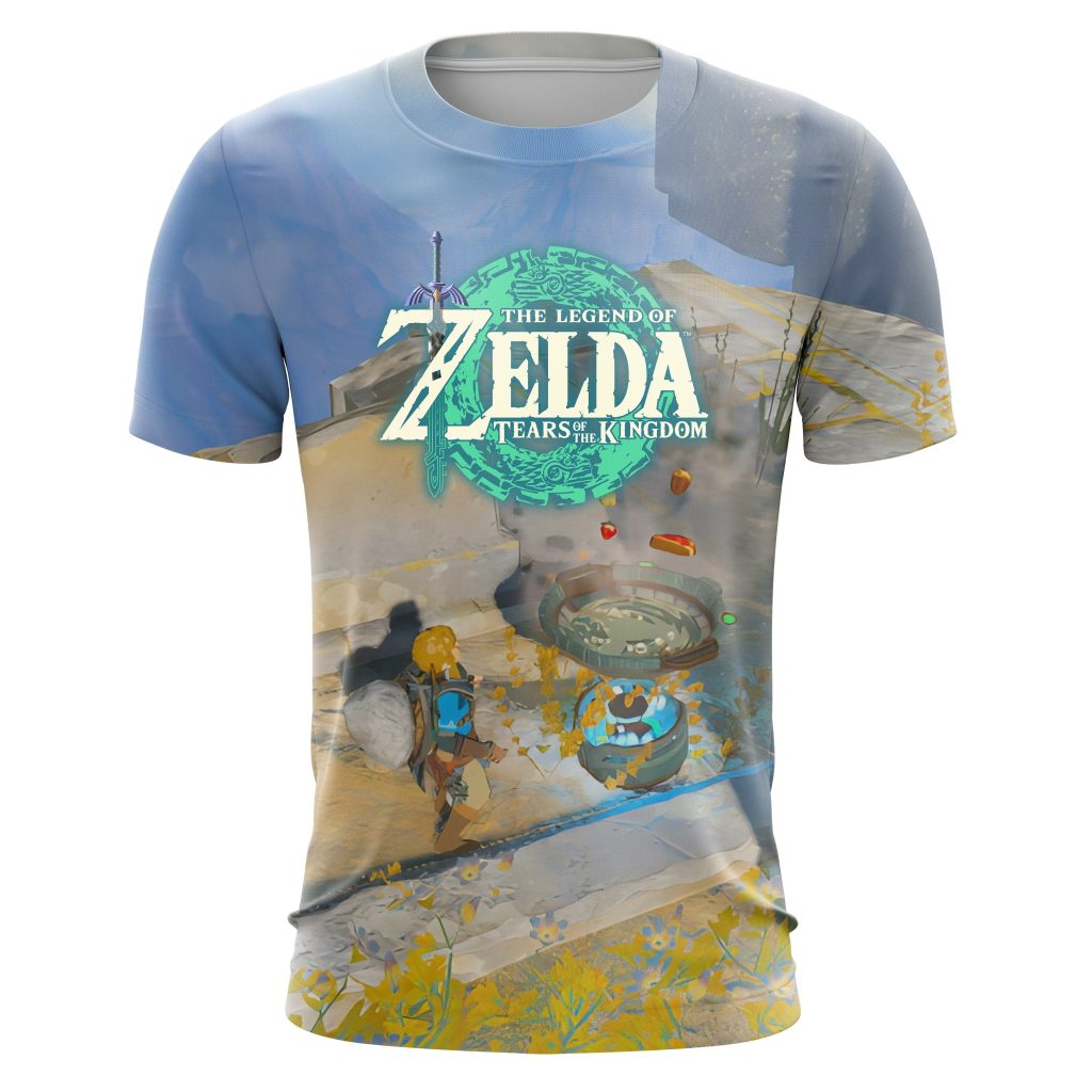 zelda totk link cooking t shirt scaled - Legend Of Zelda Shop