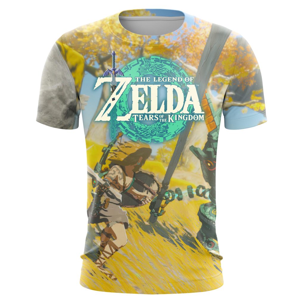 zelda totk link hero t shirt scaled - Legend Of Zelda Shop