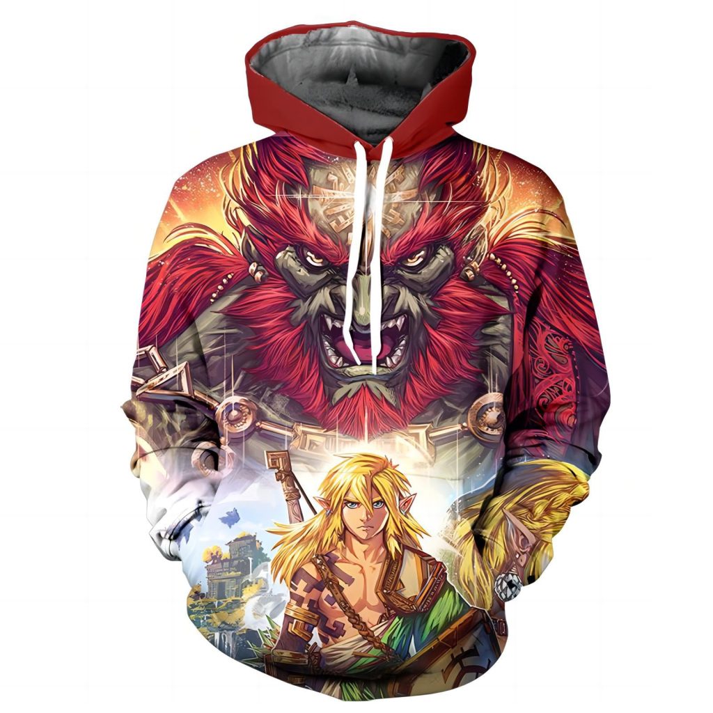 zelda totk link vs ganondorf hoodie - Legend Of Zelda Shop