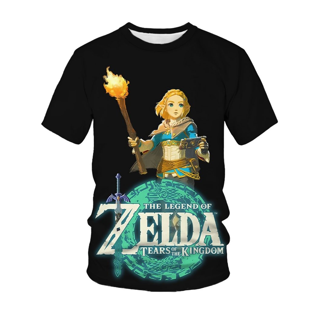 zelda totk princess zelda alone t shirt scaled - Legend Of Zelda Shop