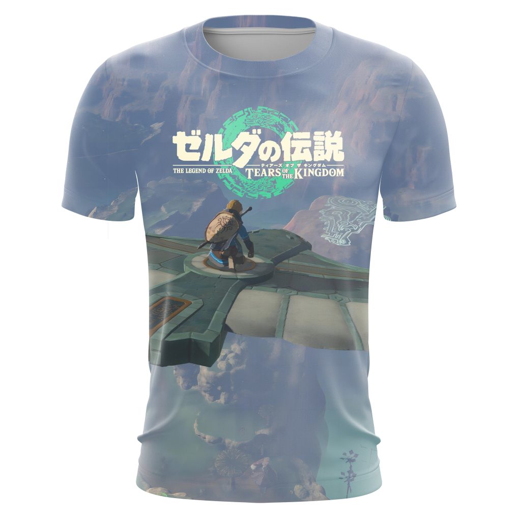 zelda totk skies of hyrule t shirt scaled - Legend Of Zelda Shop