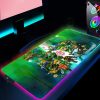 Zeldaes Computer Table Mousepad Rgb Mouse Pad Gaming Gamer Keyboard Pc Accessories Laptop Mat Deskpad Desk 10 - Legend Of Zelda Shop