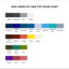 tank top color chart - Legend Of Zelda Shop